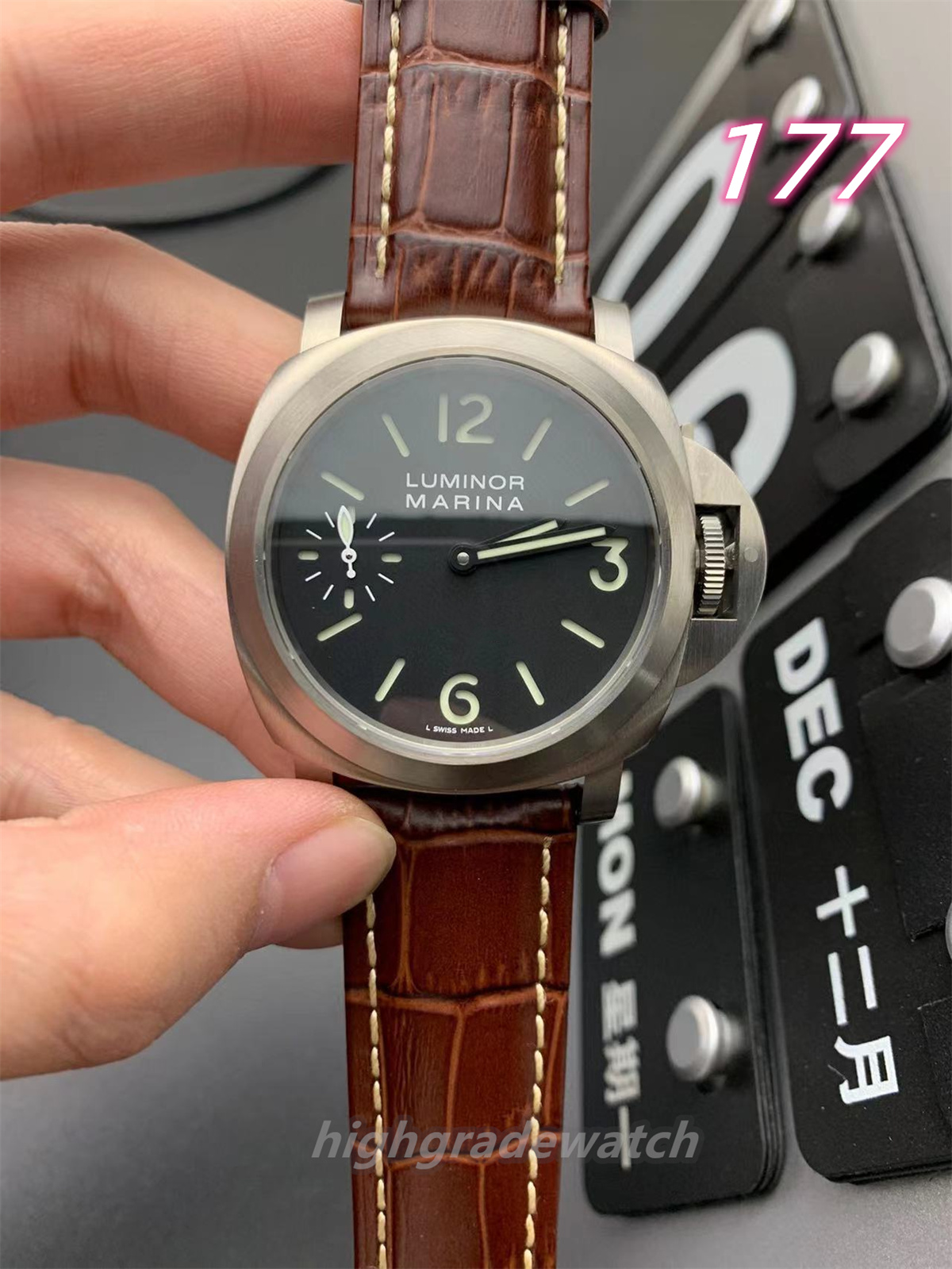 HWF watch Pam1085 111 177 511 774 316L Fine steel calfskin strap or ribbon with 6497 hand chain movement 44mm-47mm, As shown
HWF watch Pam1085 111 177 511 774 316L Fine steel calfskin strap or ribbon with 6497 hand chain movement 44mm-47mm, As shown