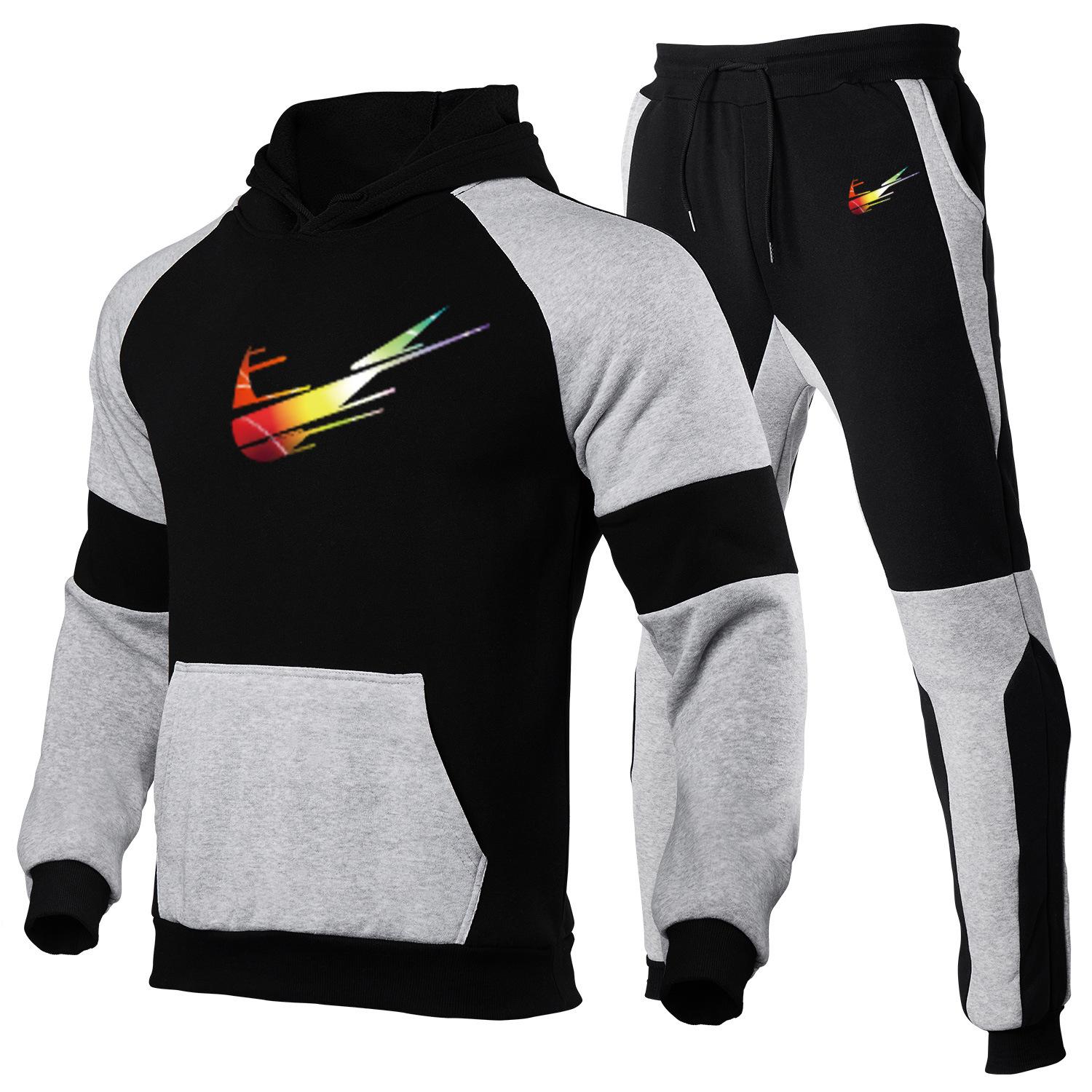 Luxury designer Tracksuit Causal Men Women Suits Fleece Sweatsuits Sport Jogger Autumn Winter Pollover Hooded Hoodies Pants Sportwear, Grey
Luxury designer Tracksuit Causal Men Women Suits Fleece Sweatsuits Sport Jogger Autumn Winter Pollover Hooded Hoodies Pants Sportwear, Grey