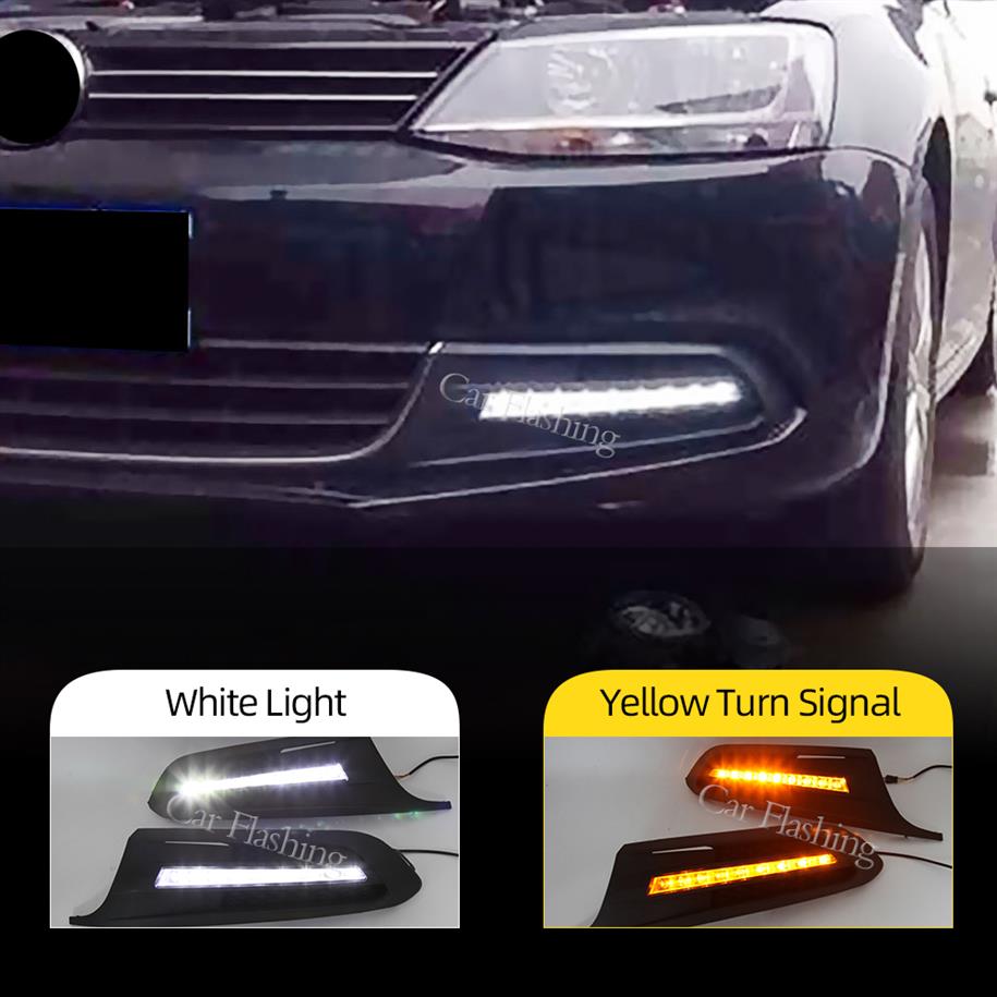 1 Pair DRL Daytime Running Lights Fog head Lamp cover car styling white Daylight For Volkswagen VW Jetta Sagitar 2012 2013 2014217D
1 Pair DRL Daytime Running Lights Fog head Lamp cover car styling white Daylight For Volkswagen VW Jetta Sagitar 2012 2013 2014217D