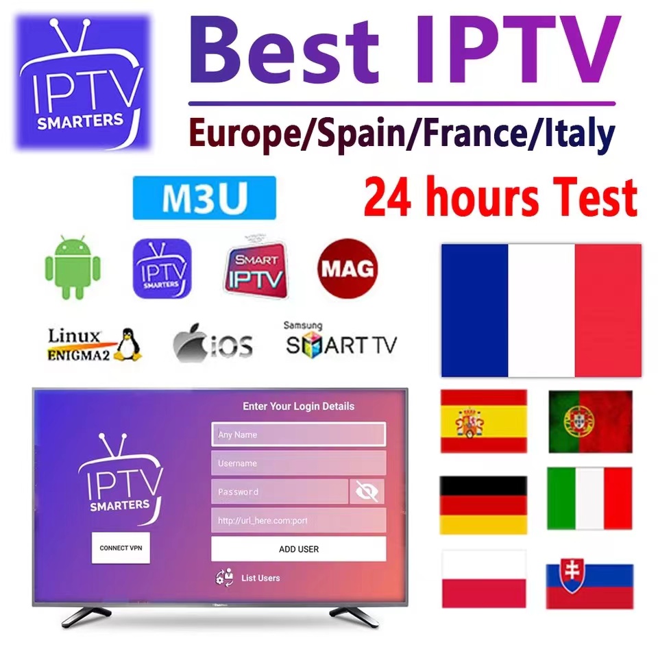 

Smart Tv Europe World TV 25000 Live Vod Sports M3U Xtream Xxx OTT Android Smarters Pro Mag Us Arabic France Switzerland Canada Uk Italy Ireland Germany Spain