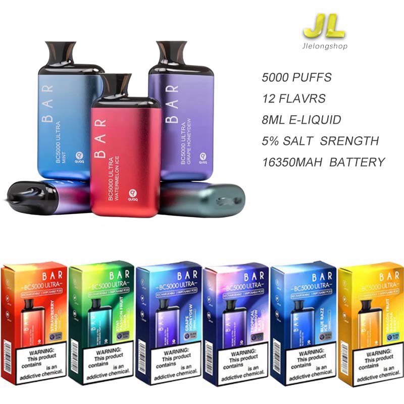 Authentic Code bang Ef BAR BC5000 ultra E Cigarettes Disposable bar 5000 puff 24 Colors 13ml MESH Coil Pods 650mah Recharged Battery Vapes PUFFS 5000 BAR
Authentic Code bang Ef BAR BC5000 ultra E Cigarettes Disposable bar 5000 puff 24 Colors 13ml MESH Coil Pods 650mah Recharged Battery Vapes PUFFS 5000 BAR