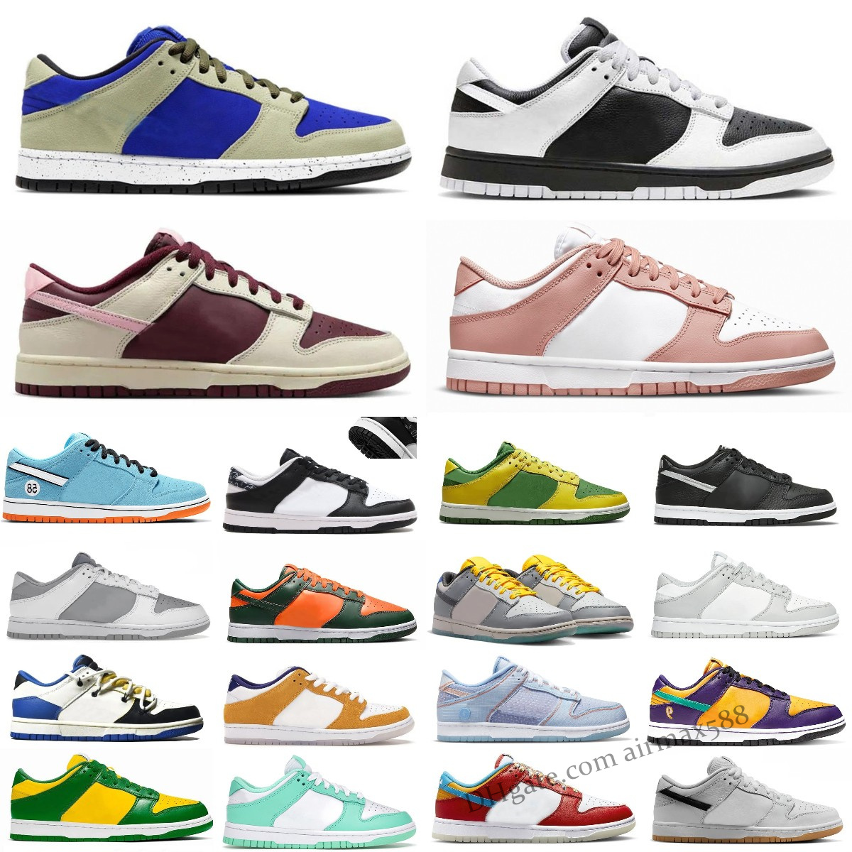 2023 Dunks Sb Running Shoes Low Dunked Sneakers Panda UNC Pigeon Black White Arizona State Navy Grey Argon Heineken Goldenrod Shadow Men Women, Sss37
2023 Dunks Sb Running Shoes Low Dunked Sneakers Panda UNC Pigeon Black White Arizona State Navy Grey Argon Heineken Goldenrod Shadow Men Women, Sss37