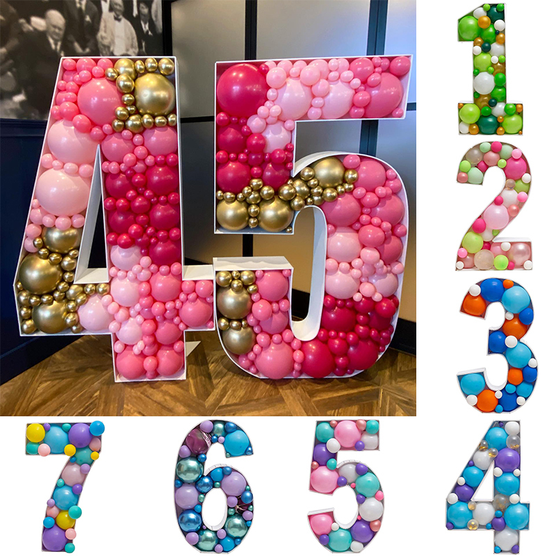 Other Event Party Supplies 73100cm Blank Number Mosaic Balloon Frame DIY 0-9 Filling Box Large Number Foam Board for Birthday Anniversary 230220
Other Event Party Supplies 73100cm Blank Number Mosaic Balloon Frame DIY 0-9 Filling Box Large Number Foam Board for Birthday Anniversary 230220