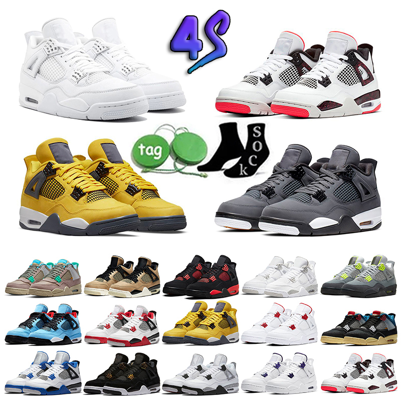 With Box 2023 Original Basketball Shoes 4 4s IV Mens Women Jumpman4 Retro University Blue Jumpman Kaws Grey Sail Red Thunder Trainers Outdoor
With Box 2023 Original Basketball Shoes 4 4s IV Mens Women Jumpman4 Retro University Blue Jumpman Kaws Grey Sail Red Thunder Trainers Outdoor