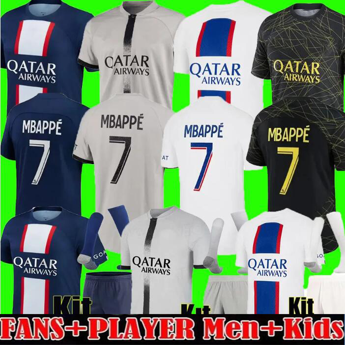 22 23 MBAPPE NEYMAR*jr soccer jersey SERGIO RAMOS DI MARIA DRAXLER 2022 2023 sports football shirt MARQUINHOS VERRATTI kids kit Men women Maillots PSg, 22/23 4th+patch
22 23 MBAPPE NEYMAR*jr soccer jersey SERGIO RAMOS DI MARIA DRAXLER 2022 2023 sports football shirt MARQUINHOS VERRATTI kids kit Men women Maillots PSg, 22/23 4th+patch