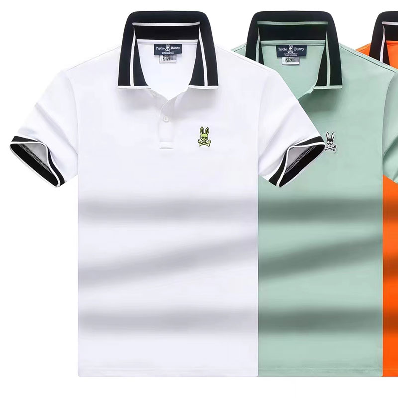 Mens and womens POLO shirt short-sleeved T shirt psychological rabbit embroidery skull rabbit print lapel summer breathable high-quality couple top L XL XXL XXXL, Customize
Mens and womens POLO shirt short-sleeved T shirt psychological rabbit embroidery skull rabbit print lapel summer breathable high-quality couple top L XL XXL XXXL, Customize