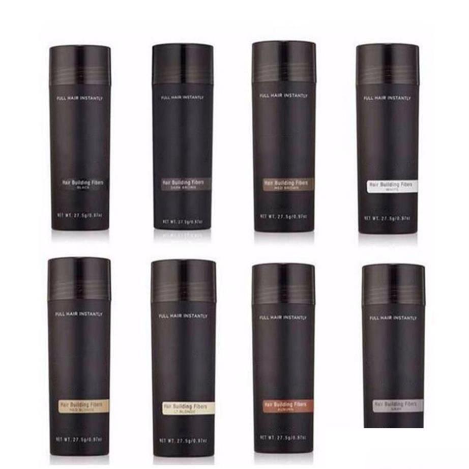 Hair Loss Products Drop Top Building Fibers 27 5G Thinning Concealer Instant Keratin Powder Black Dheqb