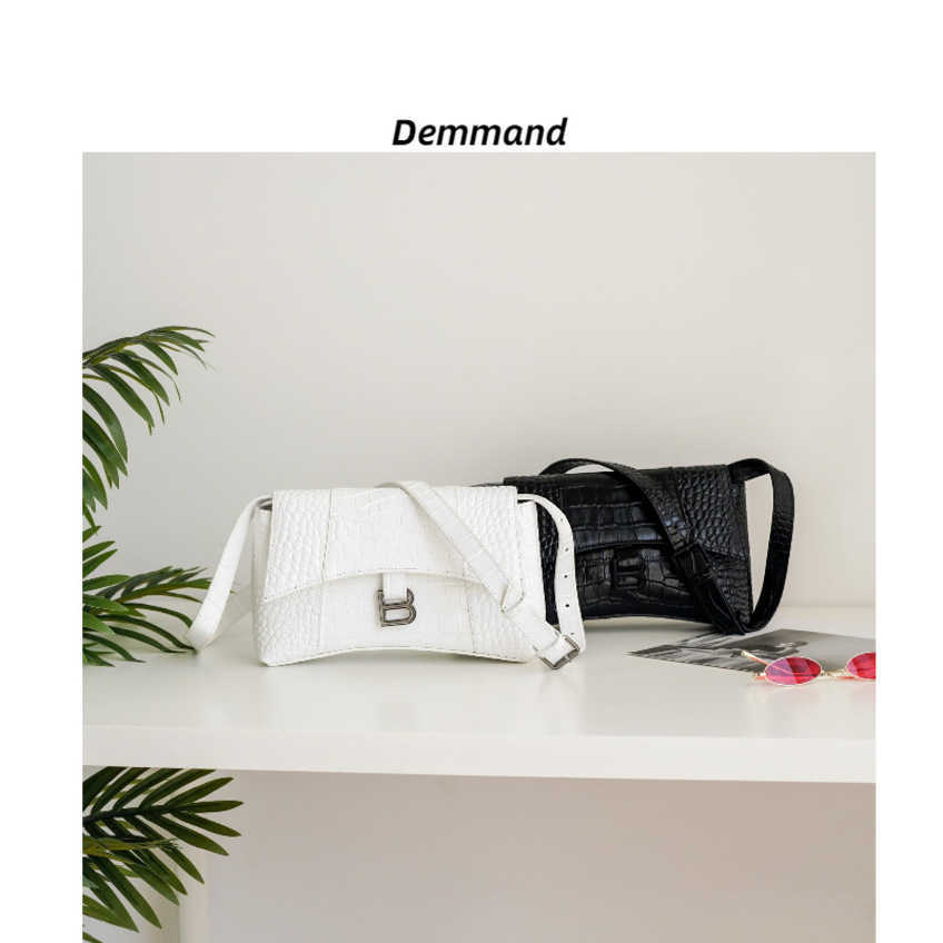 Factory Wholesale Women's Bag Leather Women's Downtown Cowhide Wide Shoulder Buckle Hourglass Bag Shoulder Messenger Handbags 55%off, Black crocodile cowhide 
Factory Wholesale Women's Bag Leather Women's Downtown Cowhide Wide Shoulder Buckle Hourglass Bag Shoulder Messenger Handbags 55%off, Black crocodile cowhide