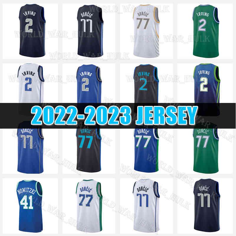 Luka Doncic Kyrie Irving Jersey 2 41 77 Dirk Nowitzki Basketball Dallas''Mavericks''Jerseys Mens Blue Stitched Embroidery 2022 2023
Luka Doncic Kyrie Irving Jersey 2 41 77 Dirk Nowitzki Basketball Dallas''Mavericks''Jerseys Mens Blue Stitched Embroidery 2022 2023