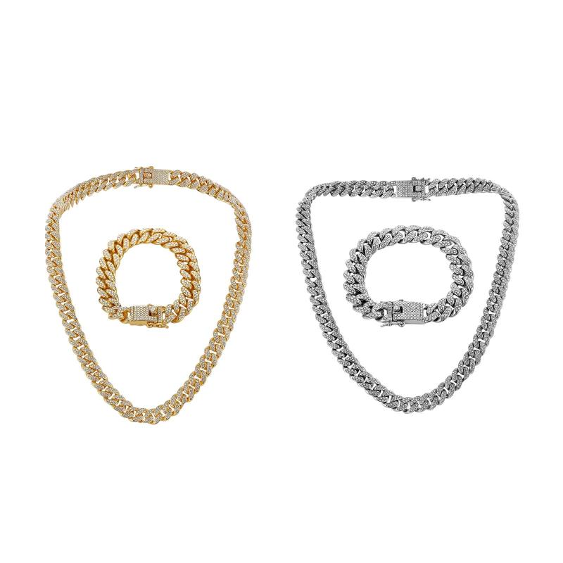 Chains Mens Cuban Chain Hip Hop Jewelry Necklace Bracelet Boys GiftChains 
Chains Mens Cuban Chain Hip Hop Jewelry Necklace Bracelet Boys GiftChains