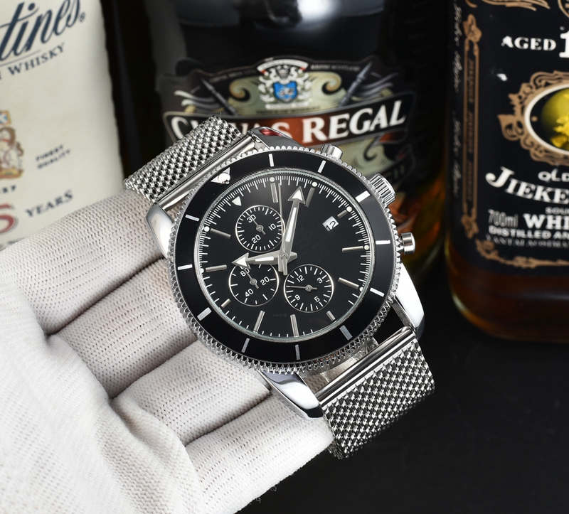 2023 high quality luxury mens watches Six-needle working All Dial Work Quartz watch Top luxury Brand Chronograph Clock Wristwatches Steel belt Fashion Gift BREI
2023 high quality luxury mens watches Six-needle working All Dial Work Quartz watch Top luxury Brand Chronograph Clock Wristwatches Steel belt Fashion Gift BREI