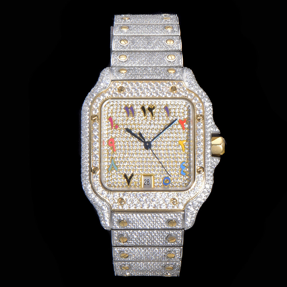 Diamond Mens Watch Automatic Mechanical Sapphire Watch 40MM Busins Wristwatch High-end Stainls Steel Belt Montre de LuxeBV4V, Colour 11
Diamond Mens Watch Automatic Mechanical Sapphire Watch 40MM Busins Wristwatch High-end Stainls Steel Belt Montre de LuxeBV4V, Colour 11