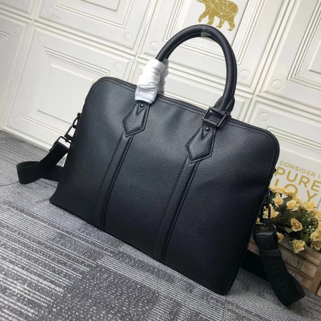Designer bag Men's handbag Briefcase Laptop bag, Black