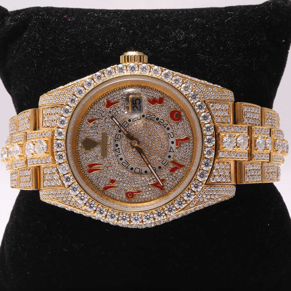 Wristwatches 2023new arrival brand iced out high quality luxury gold sier original customized hip hop men Diam ond diamond wrist watchUL7Y
Wristwatches 2023new arrival brand iced out high quality luxury gold sier original customized hip hop men Diam ond diamond wrist watchUL7Y