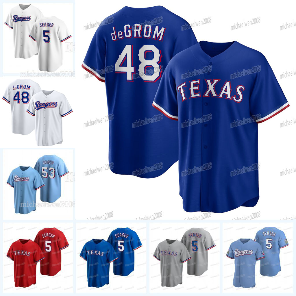 48 Jacob deGrom Rangers Jersey Corey Seager Nolan Ryan Marcus Semien Martin Perez Adolis Garcia Brad Miller Sam Huff Jonah Heim Jon Gray Mitch Garver, Women cool base
48 Jacob deGrom Rangers Jersey Corey Seager Nolan Ryan Marcus Semien Martin Perez Adolis Garcia Brad Miller Sam Huff Jonah Heim Jon Gray Mitch Garver, Women cool base