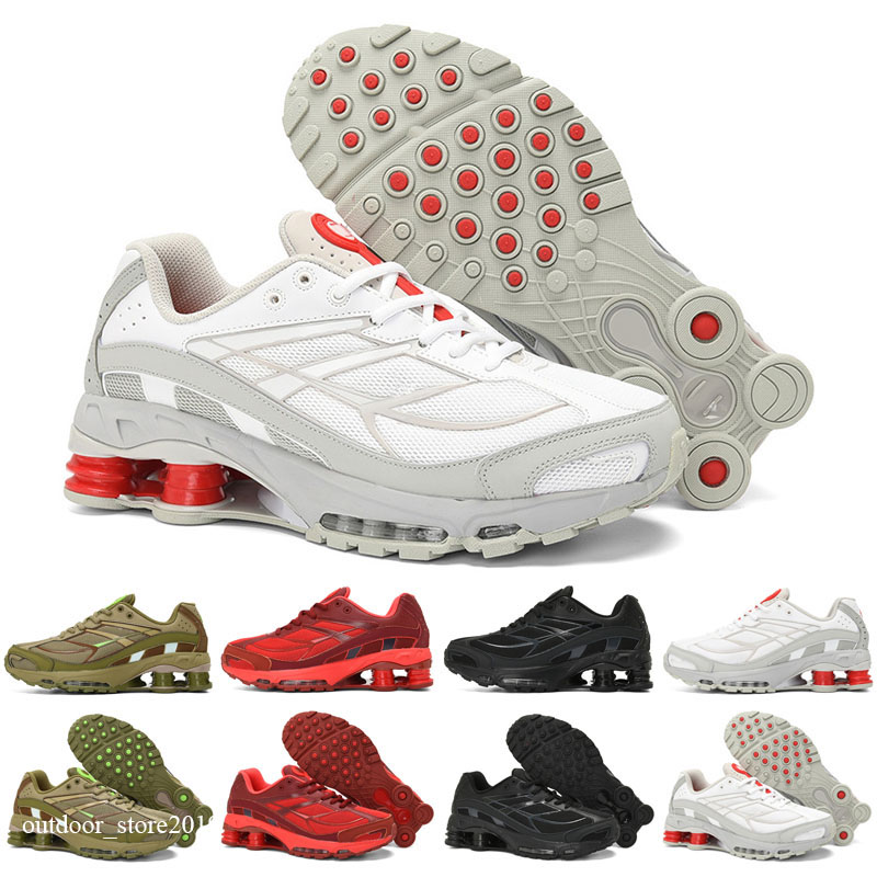 Shox Ride 2 Designer Running Shoes Triple Medium Olive Green Red White Classic Outdoor Sneaker for Trainers Sports Jogging Walking, Color 1
Shox Ride 2 Designer Running Shoes Triple Medium Olive Green Red White Classic Outdoor Sneaker for Trainers Sports Jogging Walking, Color 1