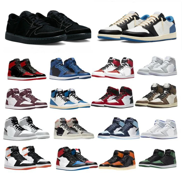 2023 With Box Jumpman 1 1s basksetball shoes mens women sport sneakers Bred Patent Bordeaux Dark Mocha Bubble Gum Chicago Black Phantom fragment travis Scotts, 40
2023 With Box Jumpman 1 1s basksetball shoes mens women sport sneakers Bred Patent Bordeaux Dark Mocha Bubble Gum Chicago Black Phantom fragment travis Scotts, 40
