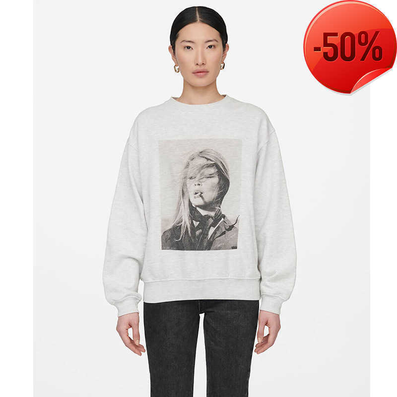 Anine Bing Women Designer Sweatshirt Fashion Print Inside Fleece Round Neck Sweater Warm Long Sleeve Pullover Hoodie632, Gray
Anine Bing Women Designer Sweatshirt Fashion Print Inside Fleece Round Neck Sweater Warm Long Sleeve Pullover Hoodie632, Gray