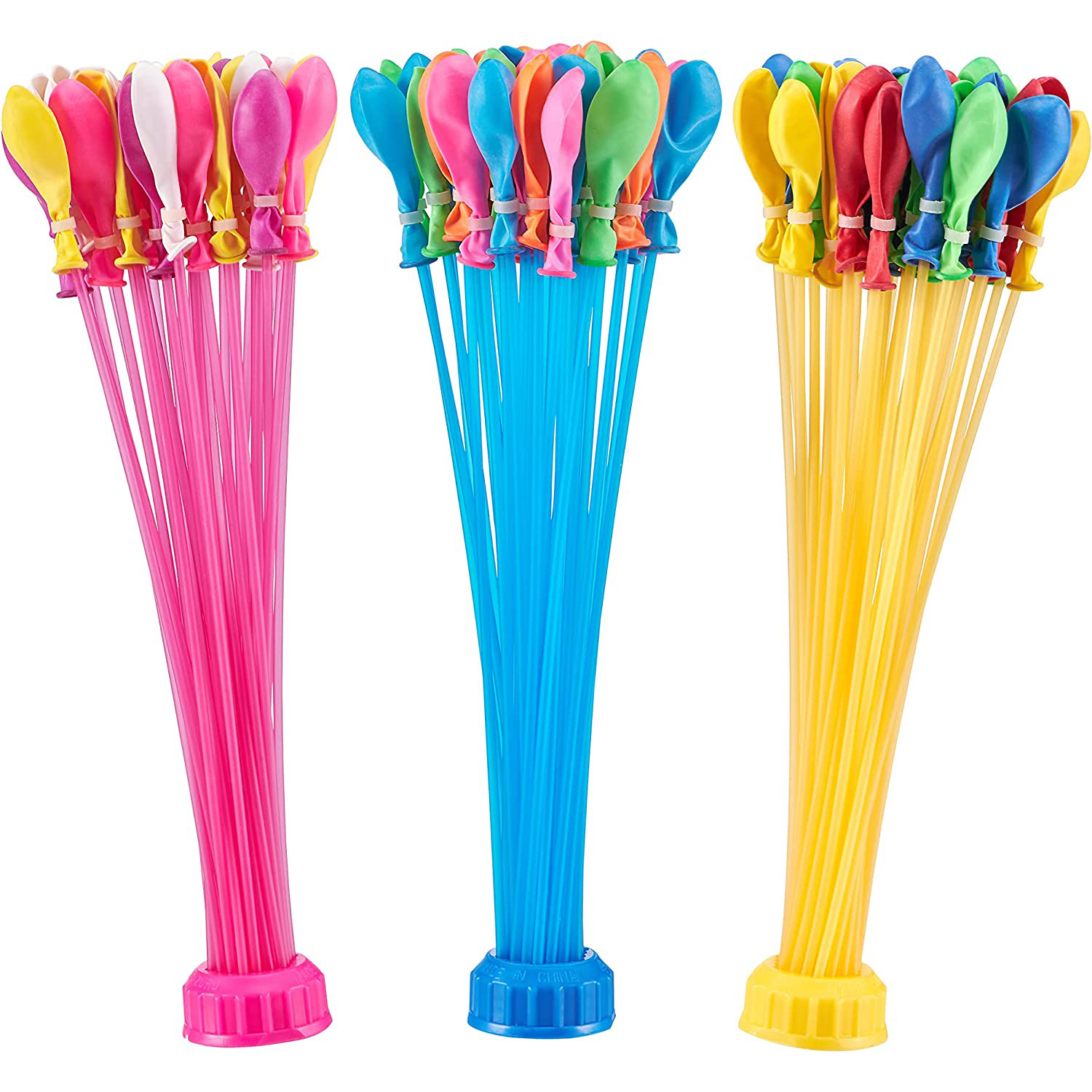 6 Packs Water Filled Balloons Toys Crazy Color 200 and up pieces Rapid Filling Self Sealing Balloon for Outdoor Family Friends Children Summer Fun, Multicolor
6 Packs Water Filled Balloons Toys Crazy Color 200 and up pieces Rapid Filling Self Sealing Balloon for Outdoor Family Friends Children Summer Fun, Multicolor