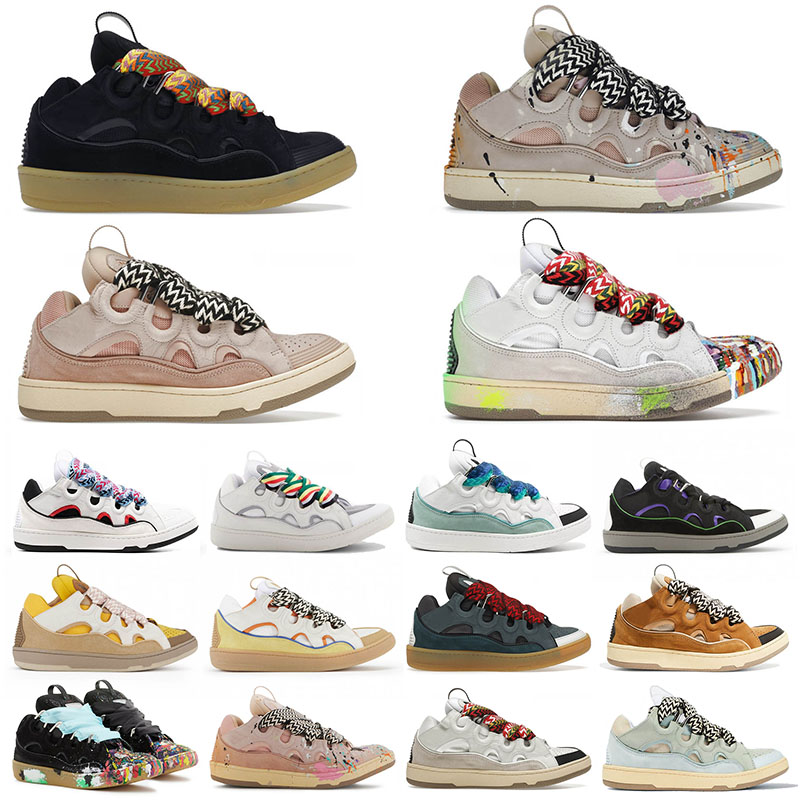 Designer Mesh Shoes Men Women Laceup Extraordinary Sneaker Leather Curb Sneakers Calfskin Rubber Nappa platform sole Lanvin shoe
Designer Mesh Shoes Men Women Laceup Extraordinary Sneaker Leather Curb Sneakers Calfskin Rubber Nappa platform sole Lanvin shoe