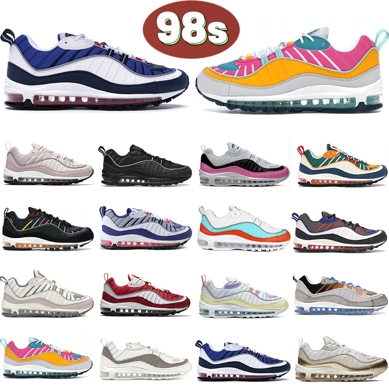 Mens 98 Running shoes cushion Sneakers 98s La Mezcla Gundam multi-color Gunsmoke Team Orange Gym Solar Red Martin Raptors men women Designer outdoor Sports trainers, #13- violet ash
Mens 98 Running shoes cushion Sneakers 98s La Mezcla Gundam multi-color Gunsmoke Team Orange Gym Solar Red Martin Raptors men women Designer outdoor Sports trainers, #13- violet ash