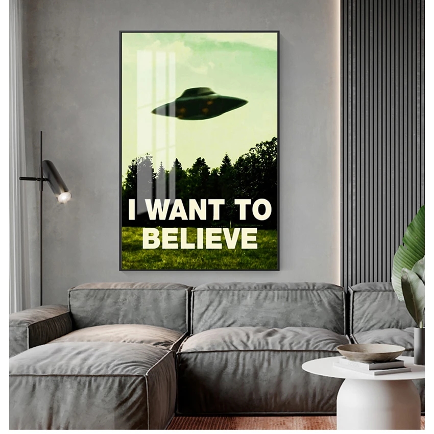 Paintings For Living Room Decoration No Frame I Want To Believe X File TV Play Canvas Prints Painting Posters Wall Art Woo
Paintings For Living Room Decoration No Frame I Want To Believe X File TV Play Canvas Prints Painting Posters Wall Art Woo