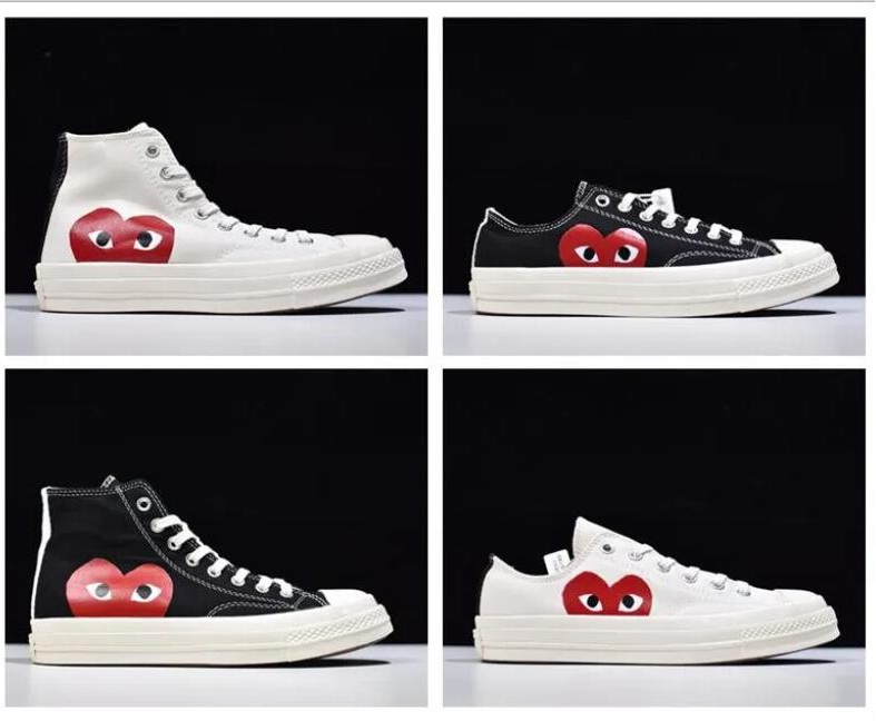 2023 NEW Casual Shoes Mens Commes Des Garcons Play Chuck 1970 ace For Girl Tayler Vulcanized Sneakers Boy Skateboarding Womens Skate Size 35-44, Color 1
2023 NEW Casual Shoes Mens Commes Des Garcons Play Chuck 1970 ace For Girl Tayler Vulcanized Sneakers Boy Skateboarding Womens Skate Size 35-44, Color 1