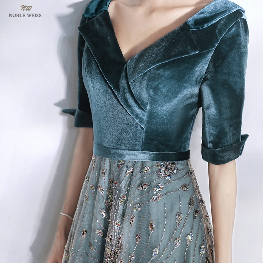 Party Dresses Prom Dresses V-Neck Floor-Length Evening Dresses Long A-Line Dresses Woman Party Night 230222