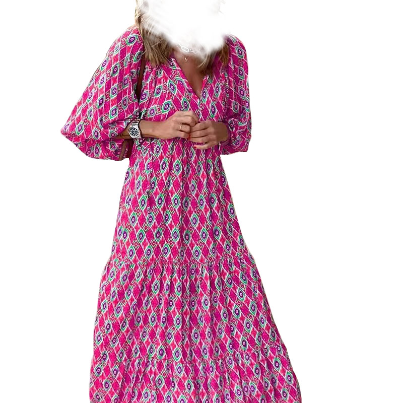 2023 spring and summer jumper dress new independent station style geometric collage puff sleeve dress street fried street large size women' clothing, Customize
2023 spring and summer jumper dress new independent station style geometric collage puff sleeve dress street fried street large size women' clothing, Customize