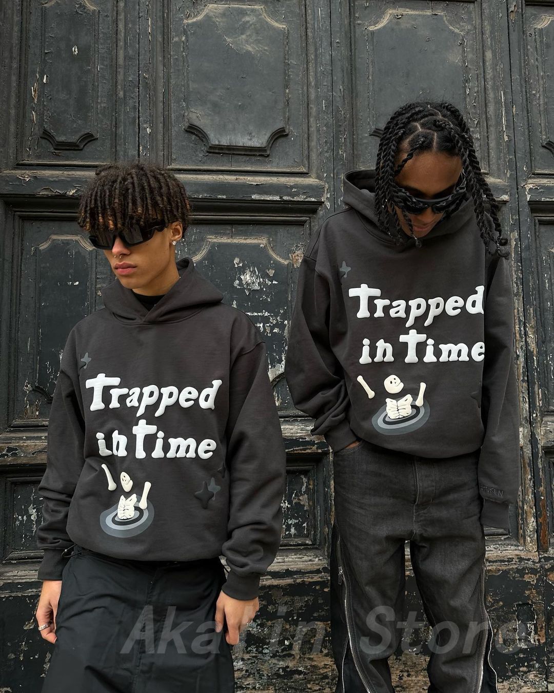 Mens Hoodies Sweatshirts Harajuku 3D Skull Puff Print Oversized Streetwear Men High Quality Cotton Liner Sweatshirt Top Women Couples Y2k Clothes 2302