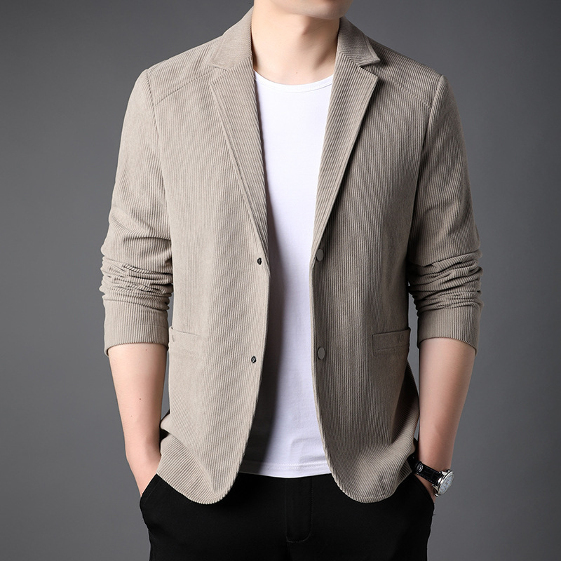 Men's Suits Blazers Black Blazer Casual Korean Jackets Spring and Autumn Slim Fit Hidden Breasted Business Formal Suit Jacket 230222
