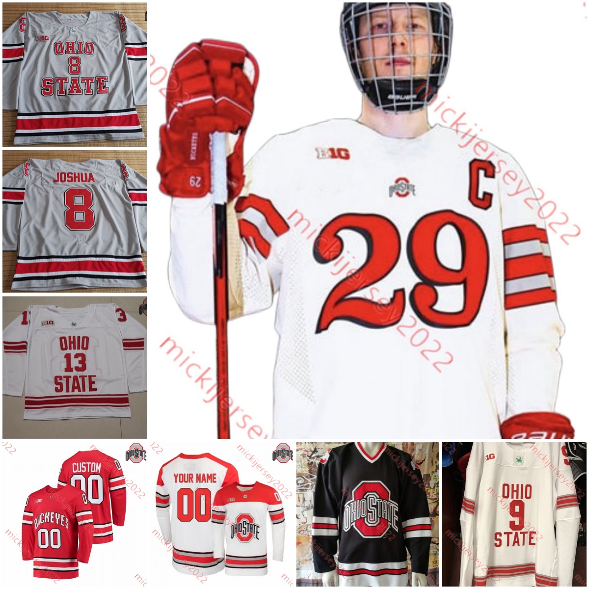 Buckeyes Custom Stitched Ohio State Hockey Jersey James Marooney Cole McWard John Larkin Tyler Duke Mason Lohrei Evan McIntyre Scooter Brickey Ohio State Jerseys, Whtie ohio state
Buckeyes Custom Stitched Ohio State Hockey Jersey James Marooney Cole McWard John Larkin Tyler Duke Mason Lohrei Evan McIntyre Scooter Brickey Ohio State Jerseys, Whtie ohio state