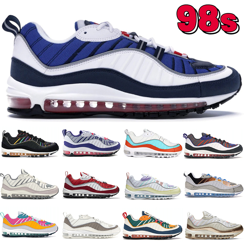 New 98 98s Running shoes Mens cushion trainers La Mezcla Gundam multi-color Gunsmoke Team Orange Gym Solar Red Martin Raptors men women, #1- gundam 
New 98 98s Running shoes Mens cushion trainers La Mezcla Gundam multi-color Gunsmoke Team Orange Gym Solar Red Martin Raptors men women, #1- gundam