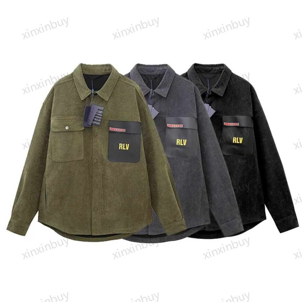 xinxinbuy Men designer Jacket coat 23ss corduroy red Triangle label short sleeve women black XS-3XL
xinxinbuy Men designer Jacket coat 23ss corduroy red Triangle label short sleeve women black XS-3XL