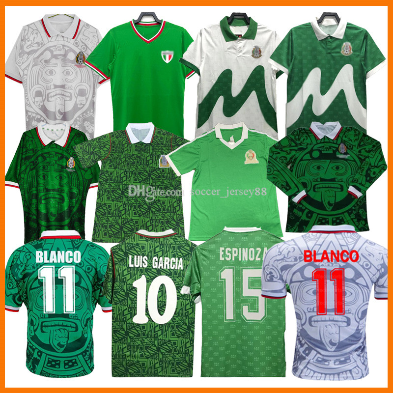 BLANCO MEXICO RETRO soccer jerseys 1986 1994 1995 1997 1998 Vintage HERNANDEZ Campos H.SANCHEZ 1994 95 JORGE UIS GARCIA MARQUEZ Classic Jersey 1970 Football shirt, 1970 home
BLANCO MEXICO RETRO soccer jerseys 1986 1994 1995 1997 1998 Vintage HERNANDEZ Campos H.SANCHEZ 1994 95 JORGE UIS GARCIA MARQUEZ Classic Jersey 1970 Football shirt, 1970 home