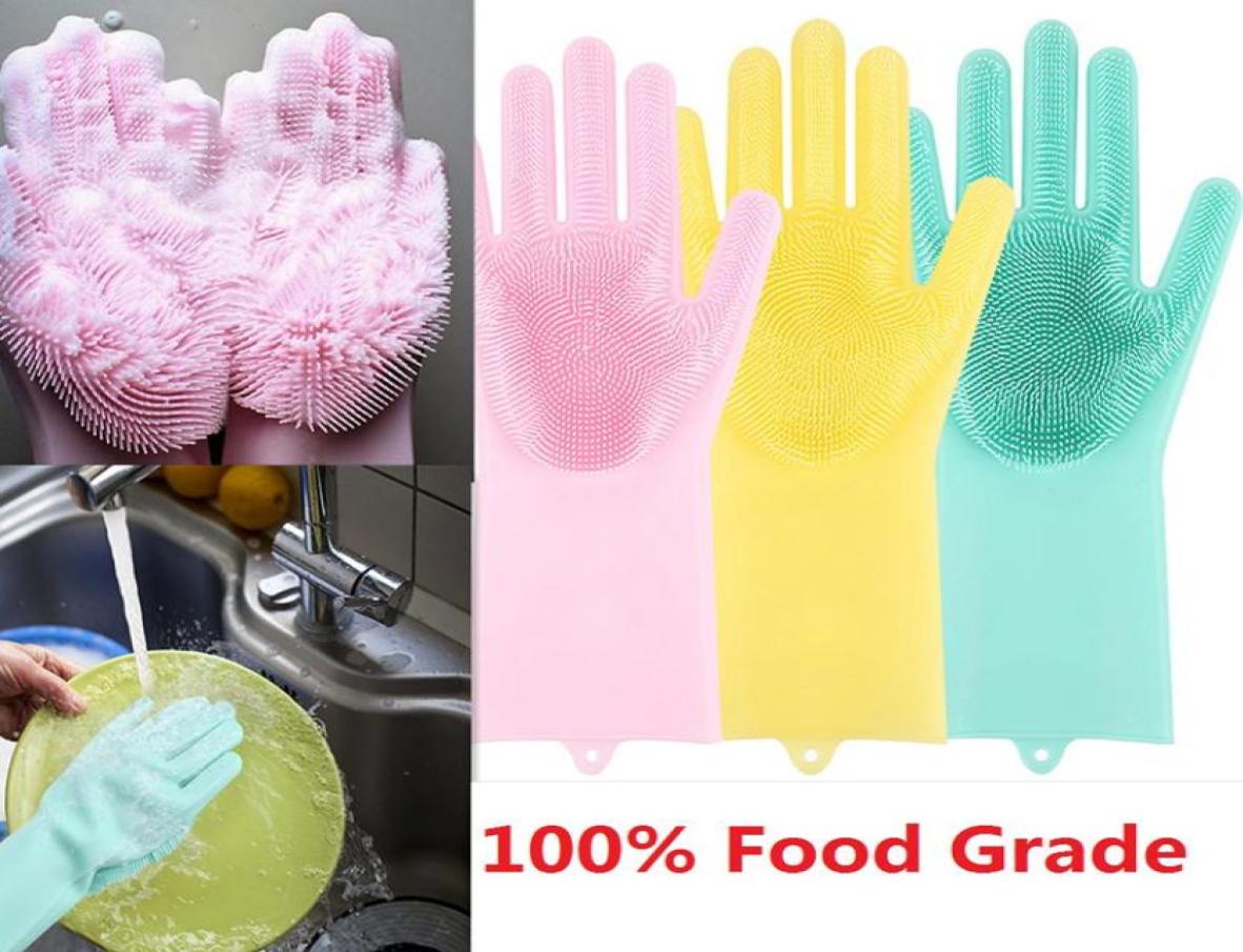 Disposable Gloves Magic Silicone Dishwashing Scrubber Dish Washing Sponge Rubber Scrub Kitchen Cleaning 1 Pair8472057
Disposable Gloves Magic Silicone Dishwashing Scrubber Dish Washing Sponge Rubber Scrub Kitchen Cleaning 1 Pair8472057