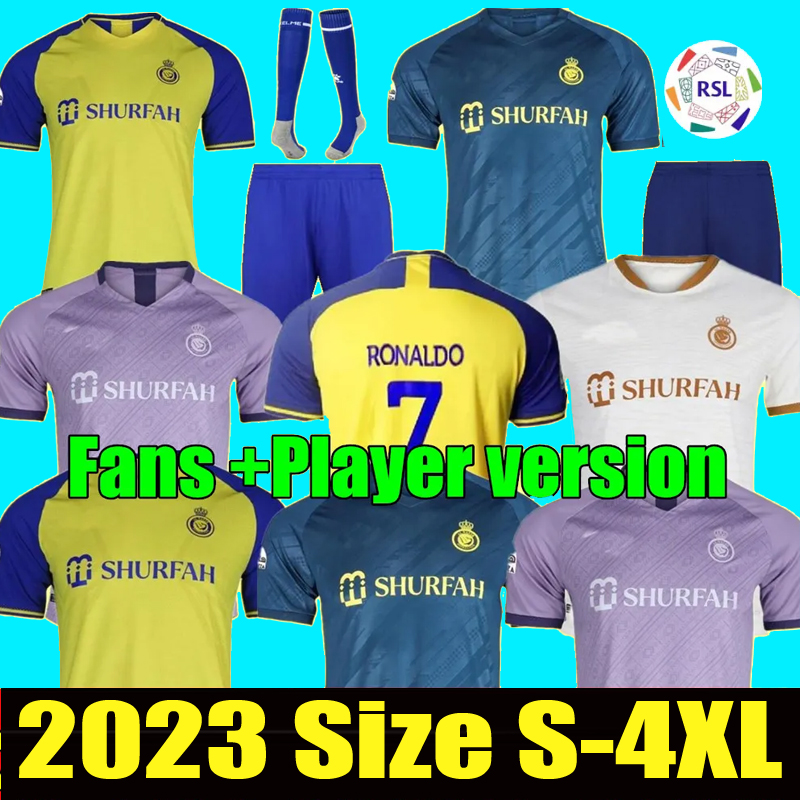 22 23 Al Nassr FC soccer Jerseys Ronaldo 2022 2023 Home yellow away 22 23 CR7 Gonzalo Martinez Talisca FANS player version men kids kit Football shiirt
22 23 Al Nassr FC soccer Jerseys Ronaldo 2022 2023 Home yellow away 22 23 CR7 Gonzalo Martinez Talisca FANS player version men kids kit Football shiirt