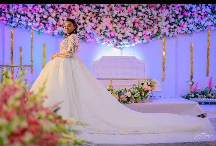 Party Dresses Beaded Bridal Cathedral Lace Appliqued plus size dress empire Ball Gown wedding robe de mariage Wedding 2023 230222