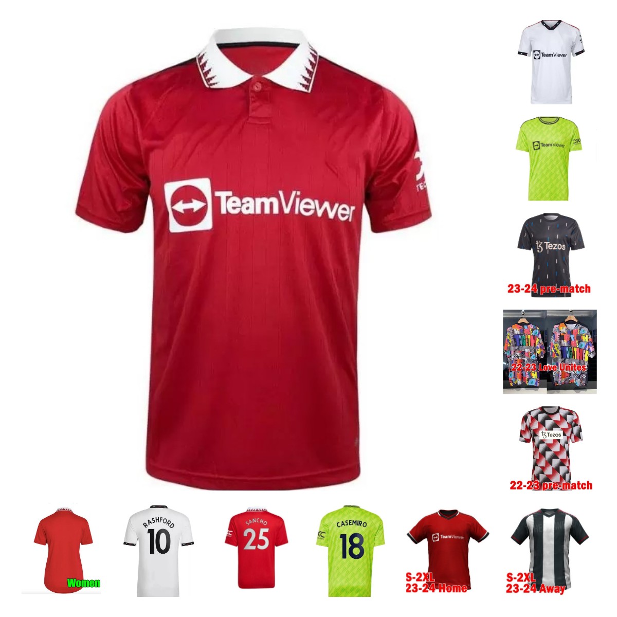 2022 2023 Manchesters GREENWOOD soccer jerseys CASEMIRO Home Away 3rd MAGUIRE 22 23 RASHFORD Mens kids SHAW POGBA MARTIAL B. FERNANDES SANCHO MARTIAL Football shirt, Adult 2
2022 2023 Manchesters GREENWOOD soccer jerseys CASEMIRO Home Away 3rd MAGUIRE 22 23 RASHFORD Mens kids SHAW POGBA MARTIAL B. FERNANDES SANCHO MARTIAL Football shirt, Adult 2