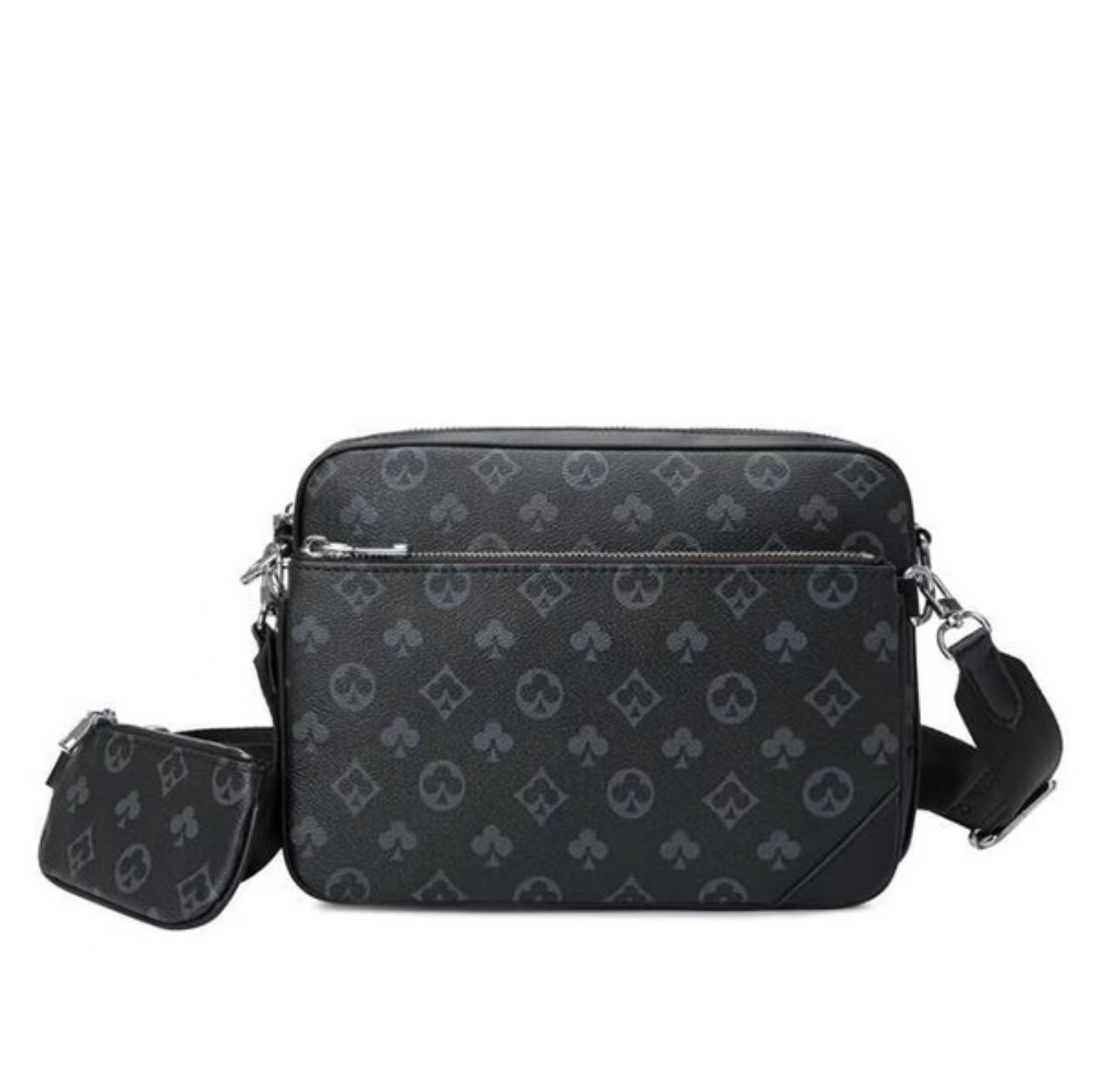 Brand L men's and women's messenger bag mobile phone bag designer shoulder bag printed jacquard high-quality new style, Black
Brand L men's and women's messenger bag mobile phone bag designer shoulder bag printed jacquard high-quality new style, Black