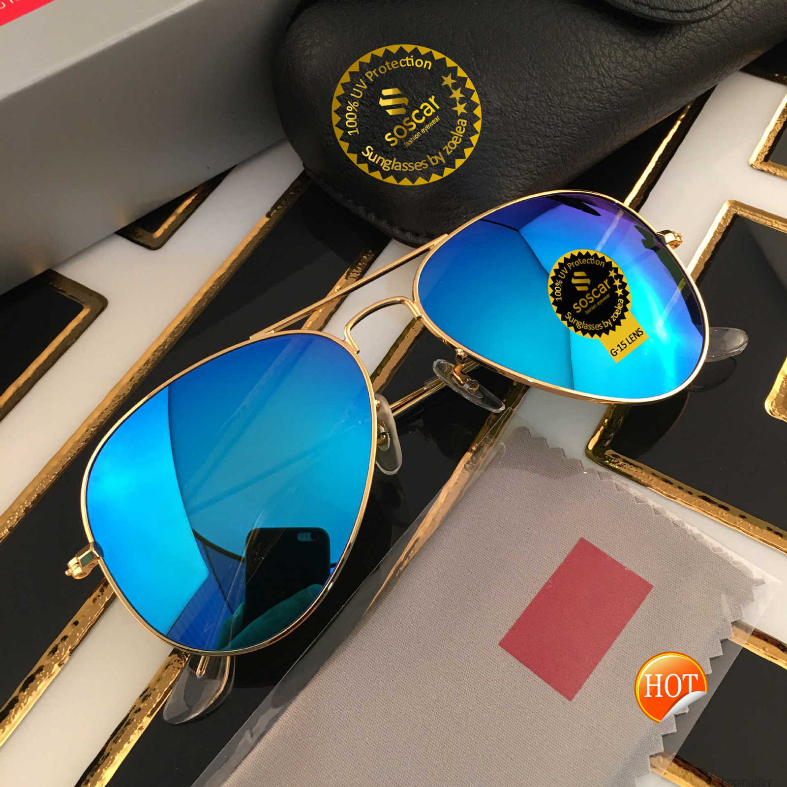 Designer Sunglasses Men Women Top Quality Glass Lens Sun Glasses Metal Frame Uv400 Protection Sunglass Fashion Driving Shadesr1
Designer Sunglasses Men Women Top Quality Glass Lens Sun Glasses Metal Frame Uv400 Protection Sunglass Fashion Driving Shadesr1