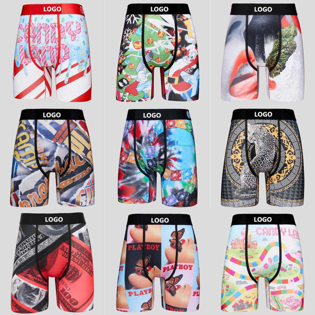 PSD 2023 Branded Male Shorts For Men Designer Boxers Underwear Sexy Underpants Printed Soft Breathable Short Pants With Package, P24
PSD 2023 Branded Male Shorts For Men Designer Boxers Underwear Sexy Underpants Printed Soft Breathable Short Pants With Package, P24