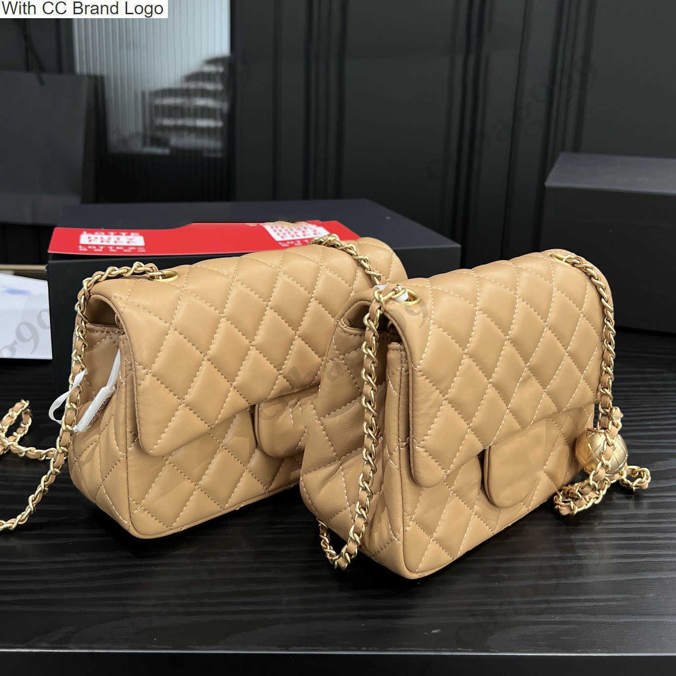 CC Cross Body 17/20C Lambskin Square Flap Crush Ball Designer Bags Classic Diamond Quilted Hardware Leather Chain Crossbody Purse Vanity Luxury Handbags Multi P, Box
CC Cross Body 17/20C Lambskin Square Flap Crush Ball Designer Bags Classic Diamond Quilted Hardware Leather Chain Crossbody Purse Vanity Luxury Handbags Multi P, Box