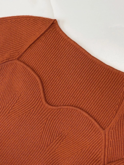 Casual Dresses Square Neck Ribbed Thicken Warm Knitted Dresses Women Long Sleeve High Stretch Basic Bodycon Dress Streetwear C-121 230222