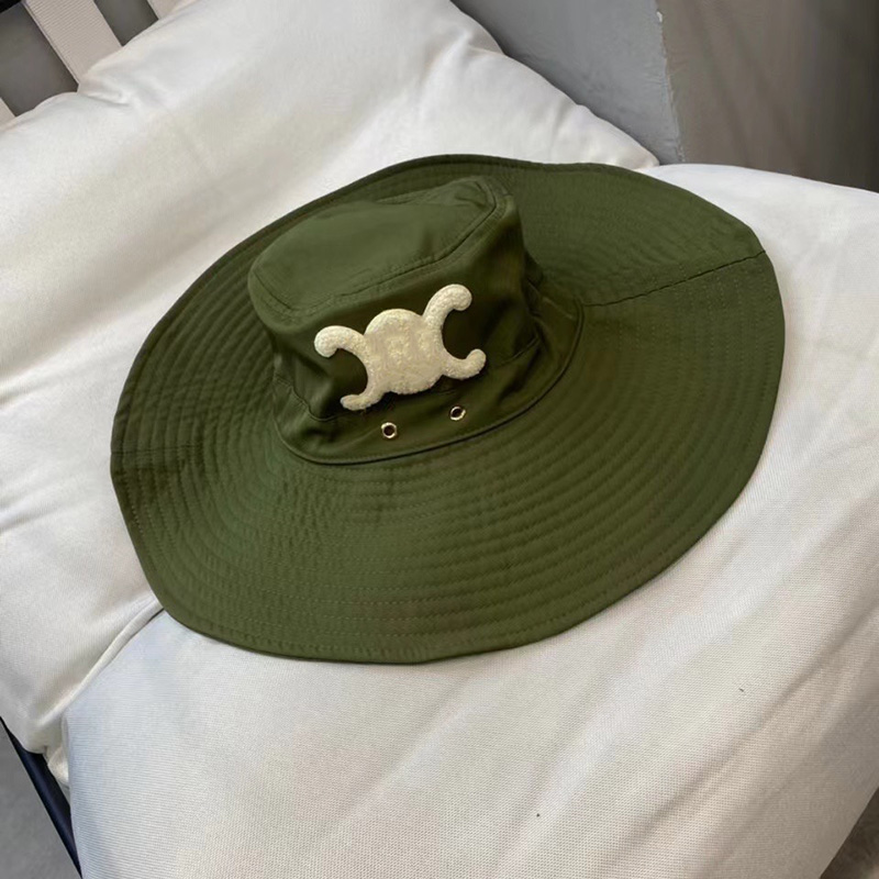 Luxury designer bucket hat men and women general hat brim widening fashion beautiful outdoor sun shade social gathering applicable, Green
Luxury designer bucket hat men and women general hat brim widening fashion beautiful outdoor sun shade social gathering applicable, Green