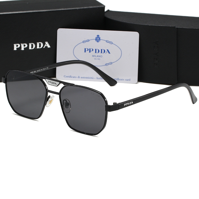 Fashion Designer Sunglasses Classic Eyeglasses Goggle Outdoor Beach Sun Glasses For Man Woman 7 Color Optional Triangular signature SY 58 ppdda with box PPDDA