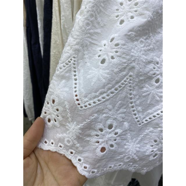 Women's Shorts Cotton Hollow Out Embroidery Outer Pants Japan Korea Loose Large Elastic Waist Casual Women 230222