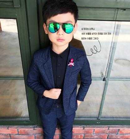 Clothing Sets Formal Kids Party 2Pc Boys clothes Formal Suit for Wedding 2022 Toddler Boy Blazer Suit dress dent School Ceremony Comes W0222