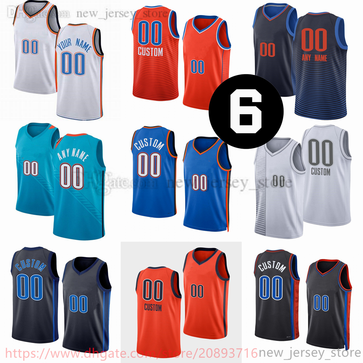 Custom 2023 New Season Printed Basketball Jerseys 17 Aleksej Pokusevski 34 Kenrich Williams 5 Luguentz Dort 21 Aaron Wiggins Eugene Omoruyi 6 Jaylin Williams 6 Patch, Printed (with team logo)
Custom 2023 New Season Printed Basketball Jerseys 17 Aleksej Pokusevski 34 Kenrich Williams 5 Luguentz Dort 21 Aaron Wiggins Eugene Omoruyi 6 Jaylin Williams 6 Patch, Printed (with team logo)