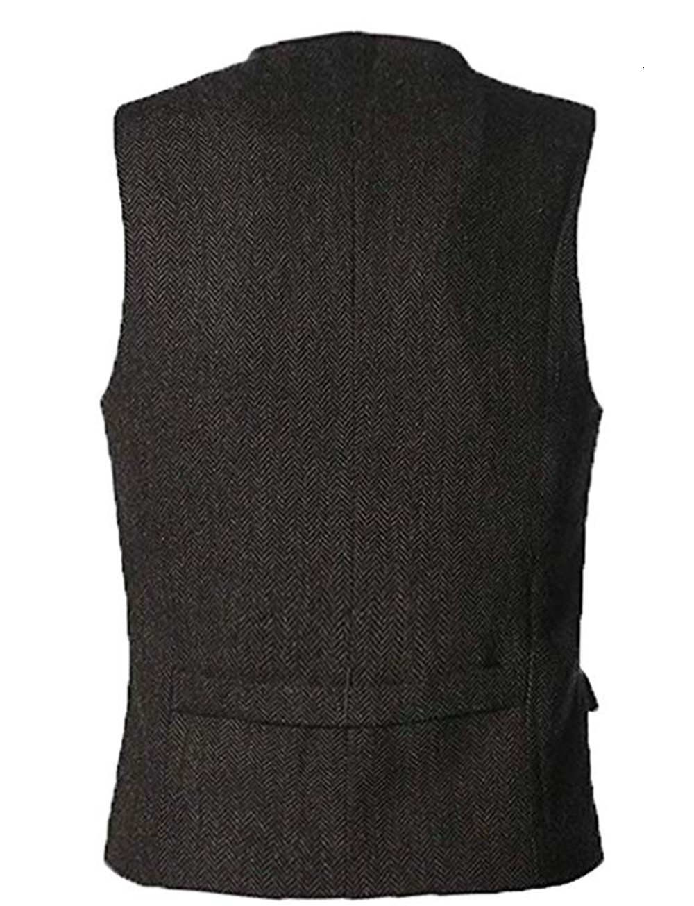 Mens Vests VNeck Suit Fashion Formal Slim Fit Business Herringbone Dress Waistcoat for Tuxedo Wedding Party 230222